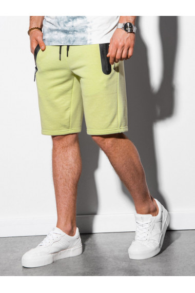 Pantaloni scurti barbati W239 - lamaie verde
