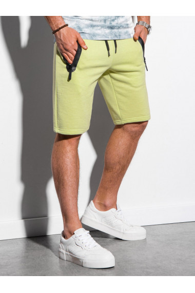 Pantaloni scurti barbati W239 - lamaie verde