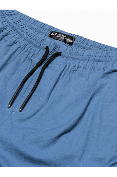 Pantaloni sport tip jogger pentru barbati P960 - albastru