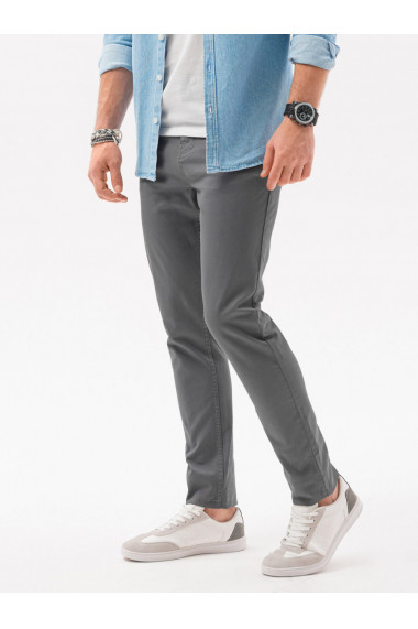 Pantaloni chino barbati P1059 - grey