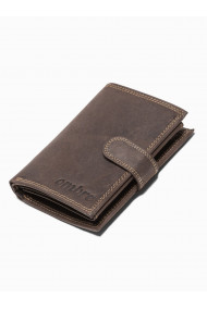 Men`s leather wallet A091 - brown