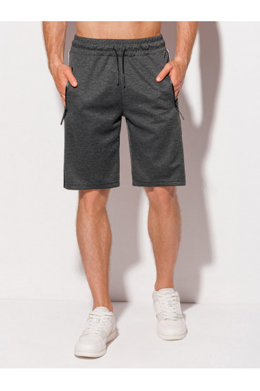 Pantaloni scurti barbati W396 - gri inchis