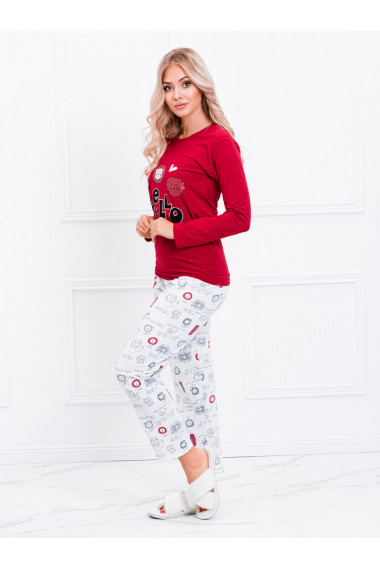 Pijamale dama ULR147 - rosu