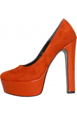 Pantofi Made in Italia oranj inchis