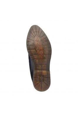 Pantofi Ana Lublin ELSA negru-bordo din piele naturala