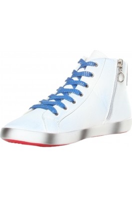 Pantofi sport Ana Lublin cu siret albastru si aspect uzat