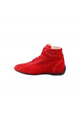 Pantofi sport Sparco MONZA rosii, din piele - els