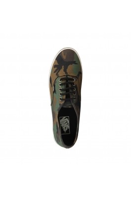 Pantofi sport Vans cu army print si logo