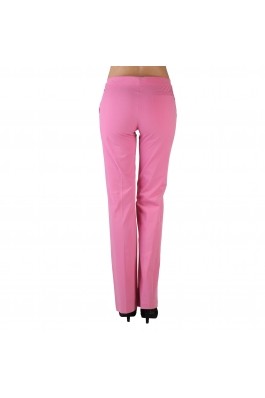 Pantalon Drept Extyn roz cu aplicatii