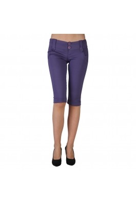 Pantaloni trei sferturi Extyn violet