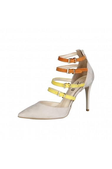 Pantofi cu toc Versace 1969 SELINE BEIGE-ARANCIO-GIALLO multicolor