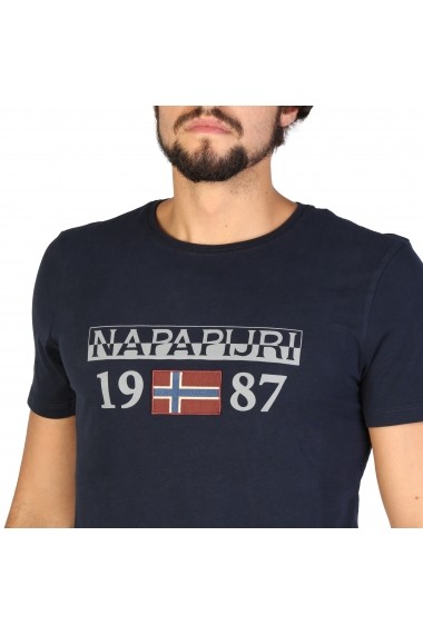 Tricou Napapijri N0YI8F176 Bleumarin