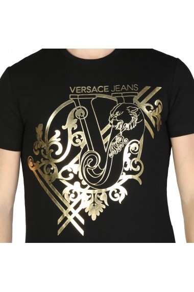 Tricou Versace Jeans B3GSB74I_36643_Y6A Negru