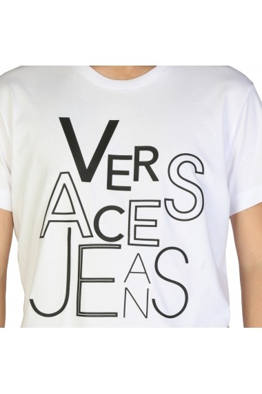 Tricou Versace Jeans B3GSB71G_36609_003 Alb
