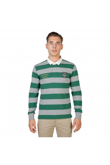 Bluza Polo Oxford University MAGDALEN-RUGBY-ML-GREEN verde