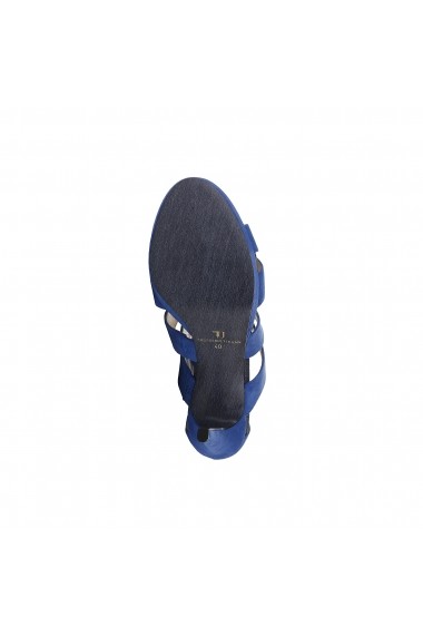 Sandale cu toc Trussardi 79S003 46 BLUETTE albastru