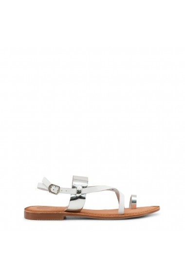 Sandale plate Gioseppo JAMIE 40525 BIANCO-ARGENTO Argintiu