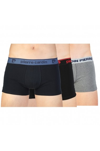 Boxeri Pierre Cardin underwear PC3_NIZZA_VAR45_3pack_ROSSO-MARINE-CORALLO Gri