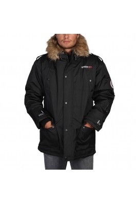 Geaca Geographical Norway Blister neagra lunga
