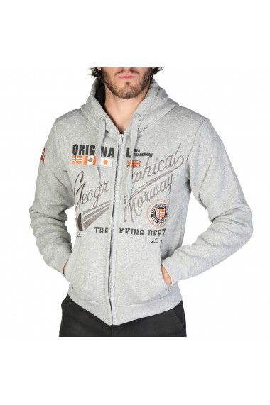 Pulover Geographical Norway Foliday_man_lightgrey Gri
