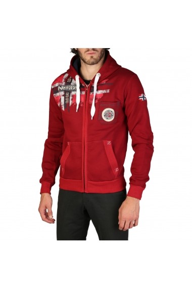 Pulover Geographical Norway Fespote_man_burgundy Bordo
