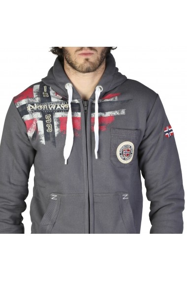 Pulover Geographical Norway Fespote_man_darkgrey Gri