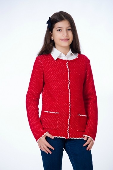 Cardigan pentru fete Be You rosu