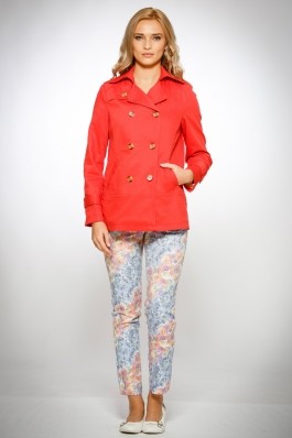 Trench dama rosu coral Be You