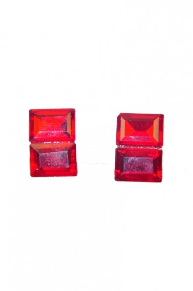 Cercei RVL Accesorize cristale rosii