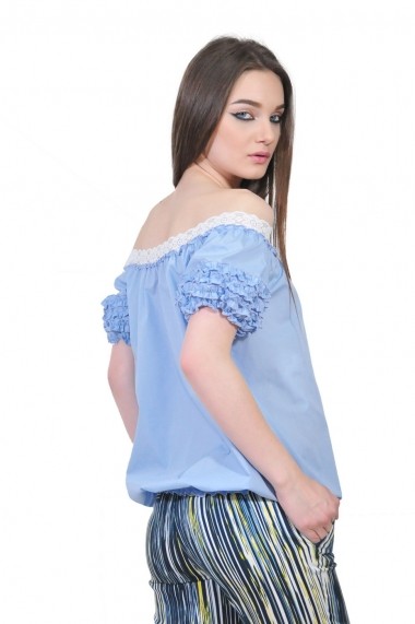 Bluza RVL Fashion bleu de dama