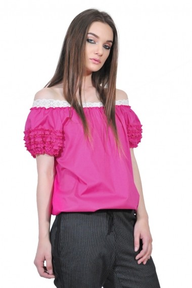 Bluza RVL Fashion roz de dama