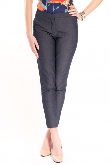 Pantaloni RVL Fashion Flash Forward bleumarin deschis