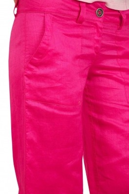 Pantaloni RVL Fashion din in roz