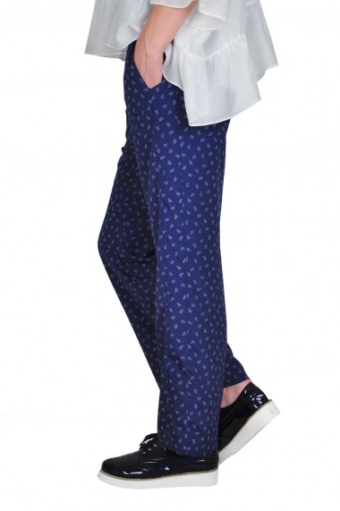 Pantaloni RVL Fashion dama Summer Way - bleumarin