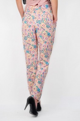 Pantaloni Drept RVL Fashion Flower Power
