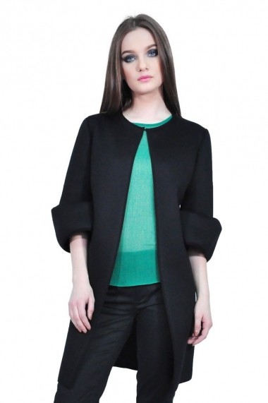 Palton neagra de dama, RVL rvl D-2535-negu negru