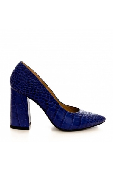 Pantofi cu toc CONDUR by alexandru 1710 blue