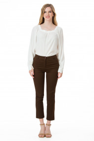 Pantaloni drepti bumbac Melanie