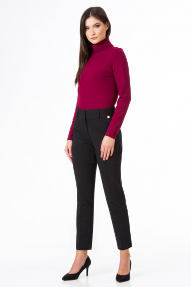 Pantaloni drepti bumbac Rebecca