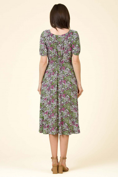 Rochie midi viscoza Vivian