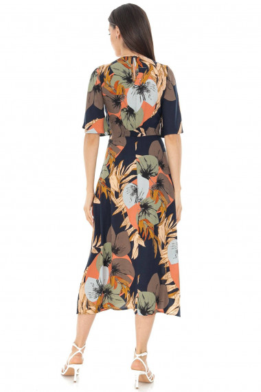 Rochie midi Roh Boutique midi Roh DR4531 Blumarin de zi din vascoza blumarin
