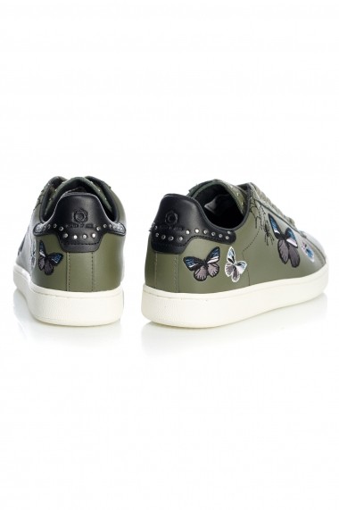 Pantofi sport casual BUTTERFLY LEATHER Verde