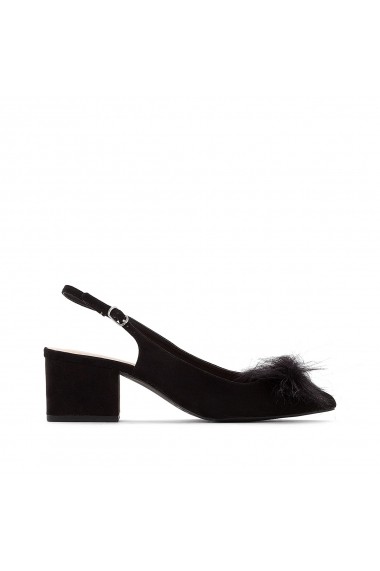 Pantofi cu toc La Redoute Collections GEY965 negru