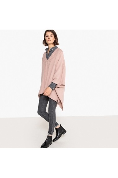 Poncho La Redoute Collections GEY811 roz