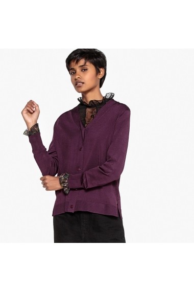 Cardigan La Redoute Collections GFB617 violet