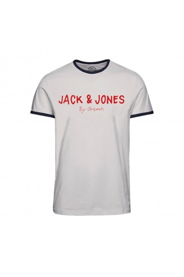 Tricou JACK & JONES GFR711 alb