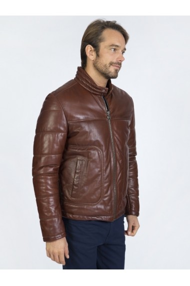 Jacheta din piele Sir Raymond Tailor SI4350256 Maro