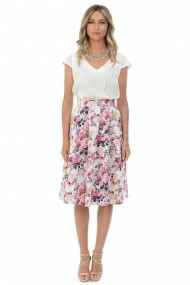 Fusta cu pliuri S121 Floral