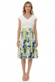Fusta cu pliuri S122 Floral