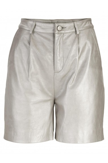 Pantaloni scurti din piele heine STYLE 49789732 argintiu